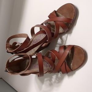 Blowfish strappy sandals, size 8